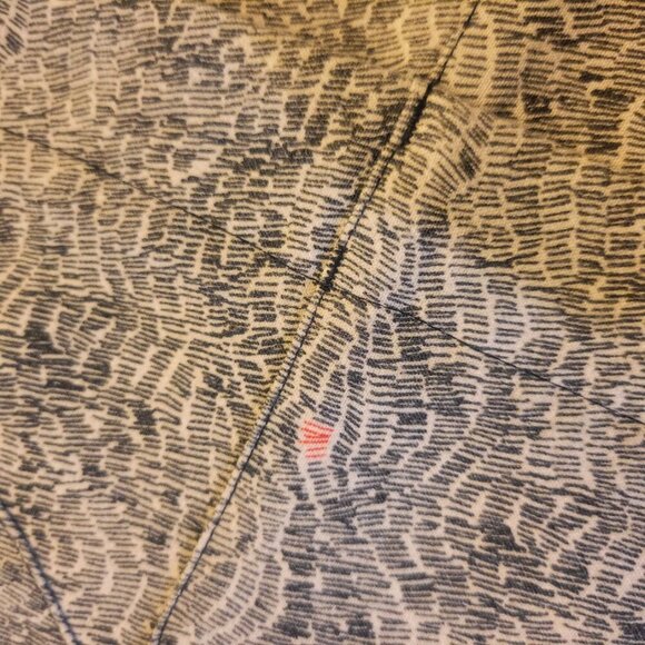 SKUNKFUNK Colorblock Black Upper/Gray w/Black Design Body Zip Front Dress - Sz 4 - Picture 10 of 15